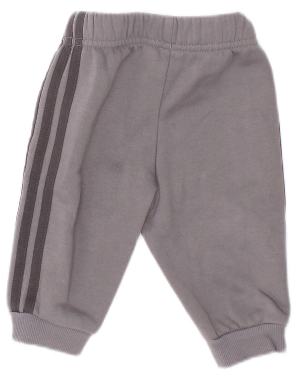 Adidas Baby Boys Trenirke Hlače 0-3 mjeseca Sivi pamuk