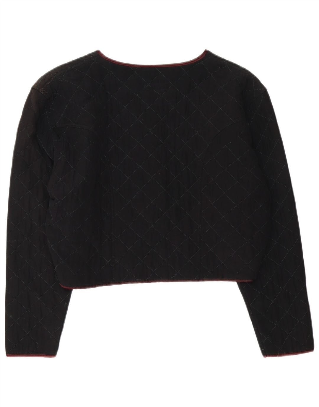 Pinko ženska prošivena bolero jakna UK 14 Srednja crna viskoza