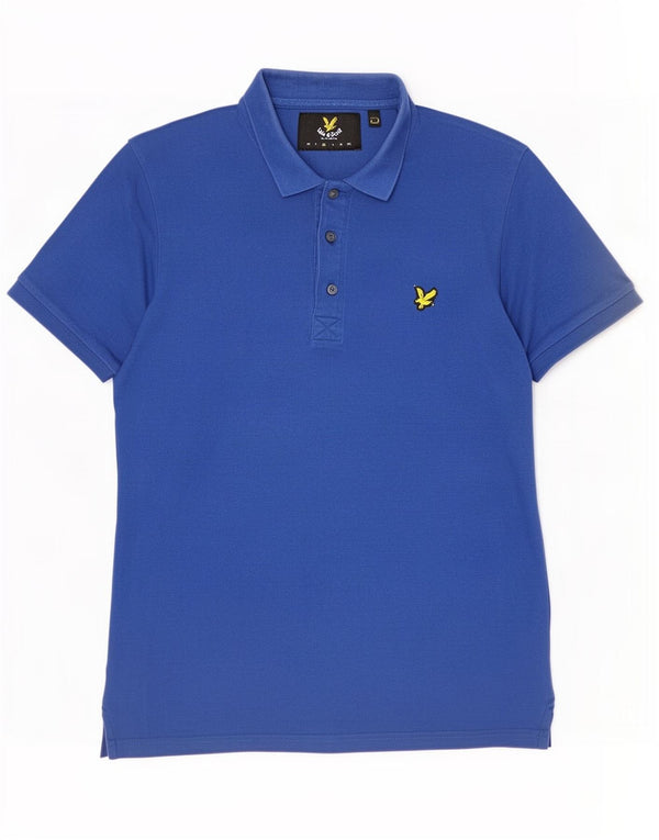 Lyle & Scott muška polo majica srednje plavi pamuk