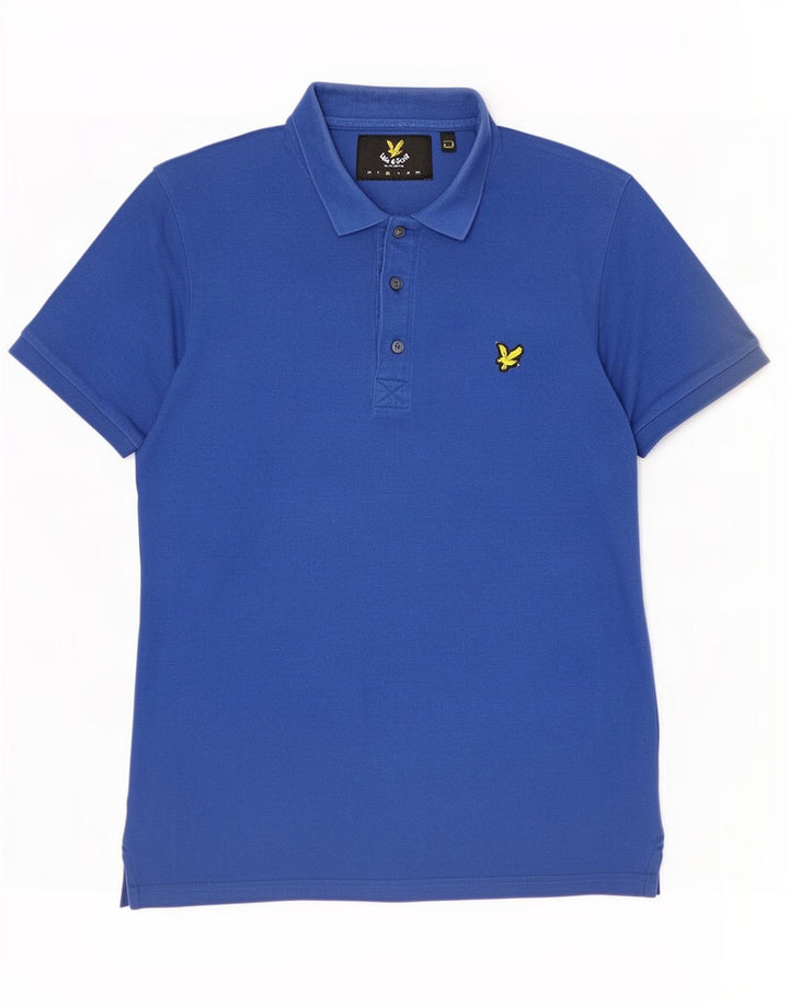 Lyle & Scott muška polo majica srednje plavi pamuk