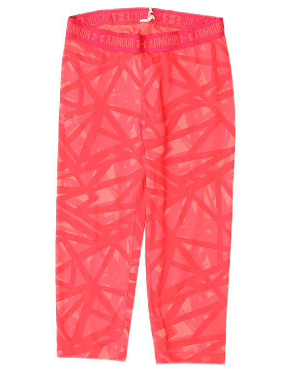 Under Armour ženske Graphic Capri tajice UK 4 XS crvene geometrijske