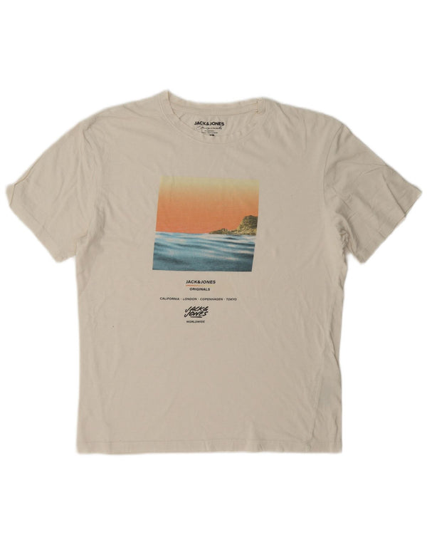 Jack & Jones muška majica kratkih rukava XS, bijeli pamuk