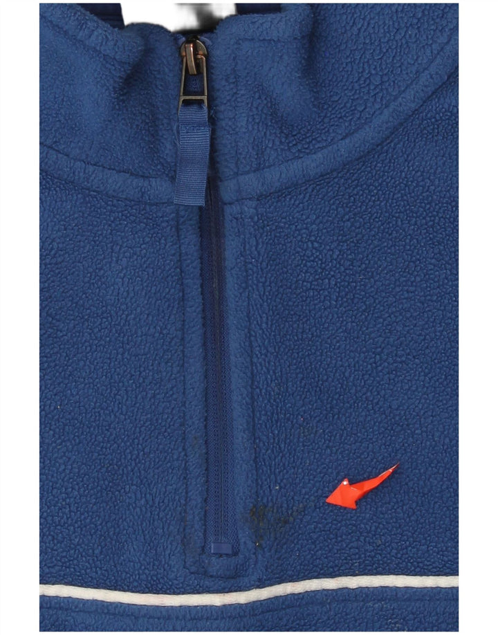 Umbro muški džemper od flisa s patentnim izrezom, veliki plavi poliester