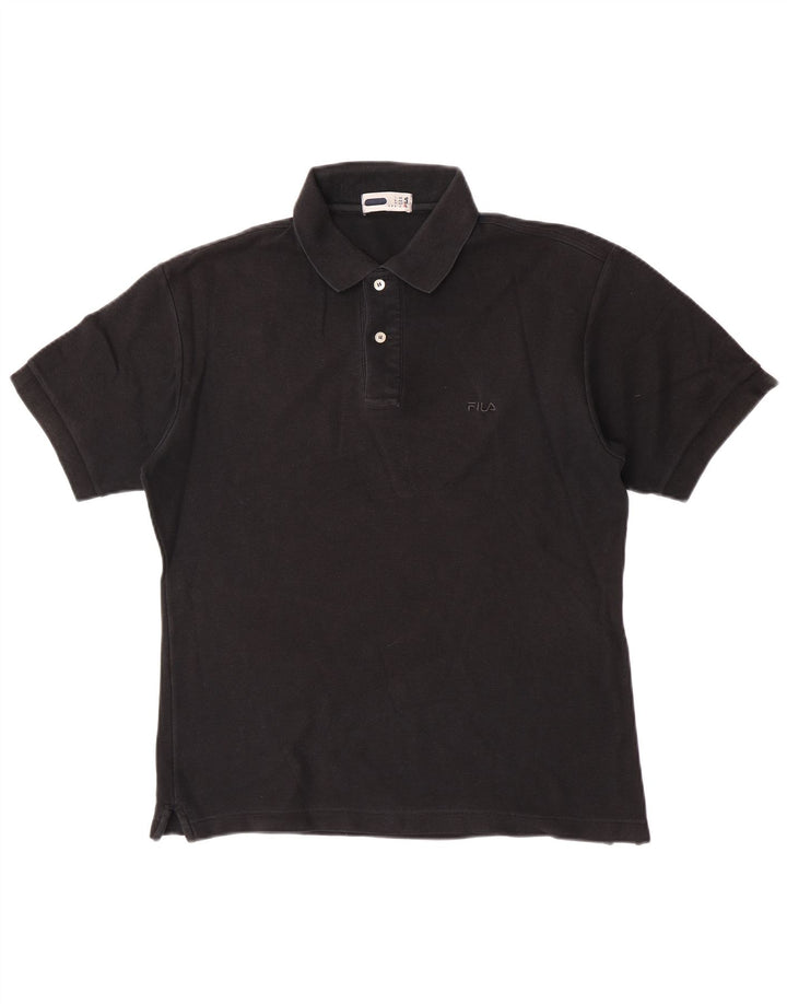 Fila muška polo majica IT 46 mala crna pamuk