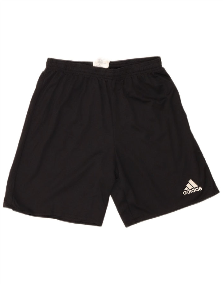 Sportske kratke hlače Adidas Climalite za dječake 15-16 godina, crni poliester