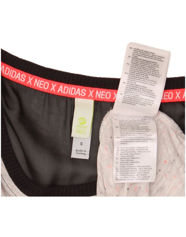 ADIDAS ženska majica bez rukava UK 10 Small Gray Colourblock Rayon