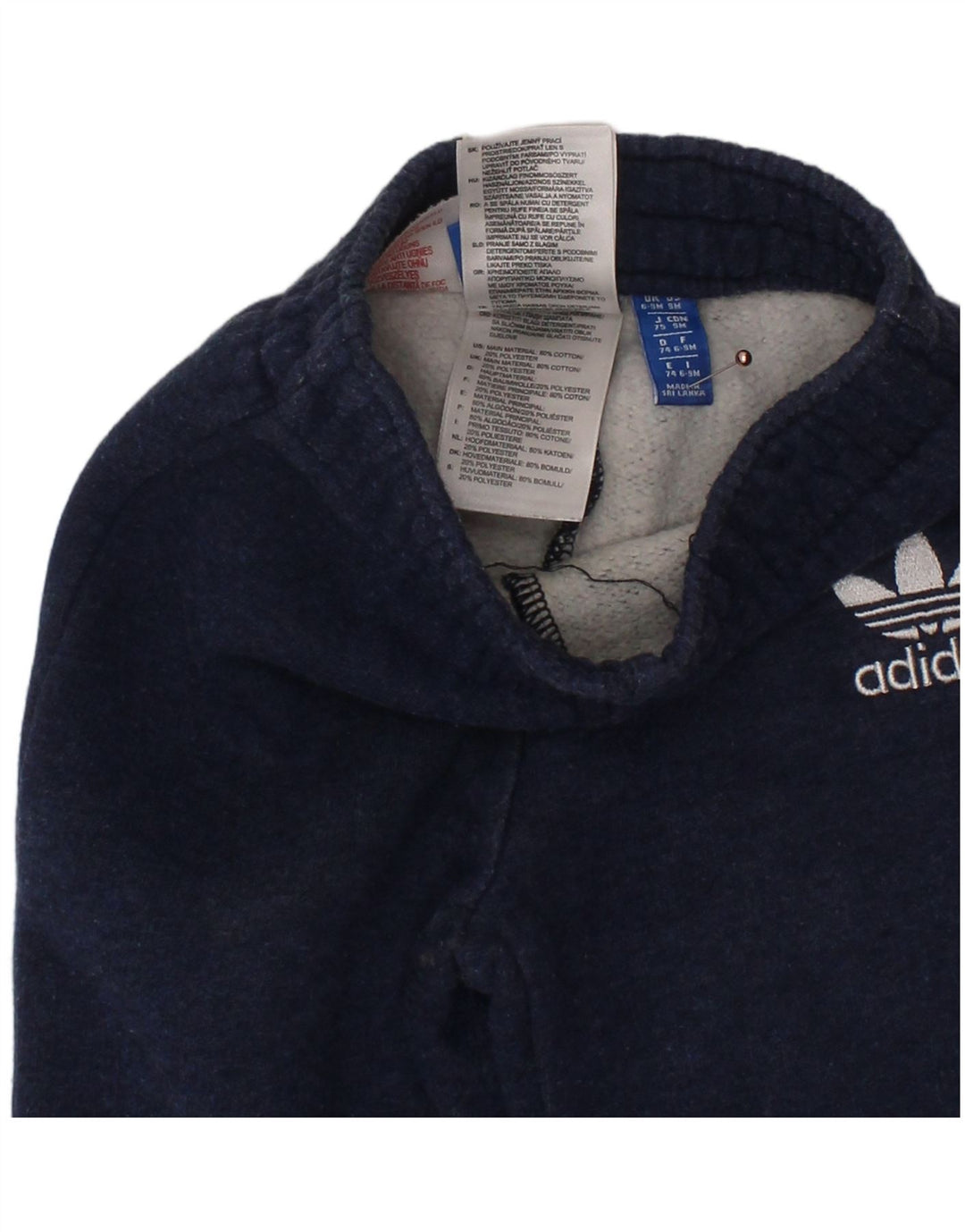 ADIDAS Baby Boys Graphic Joggers Trenirka Hlače 6-9 mjeseci tamnoplave