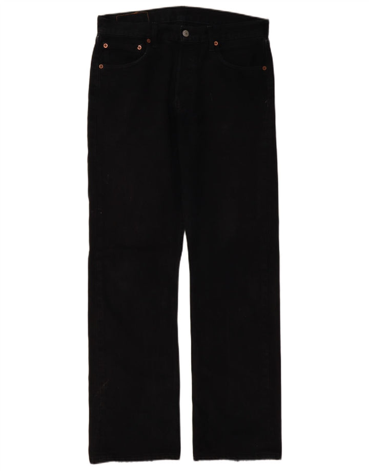 LEVI'S muške 501 ravne traperice W32 L31 crne