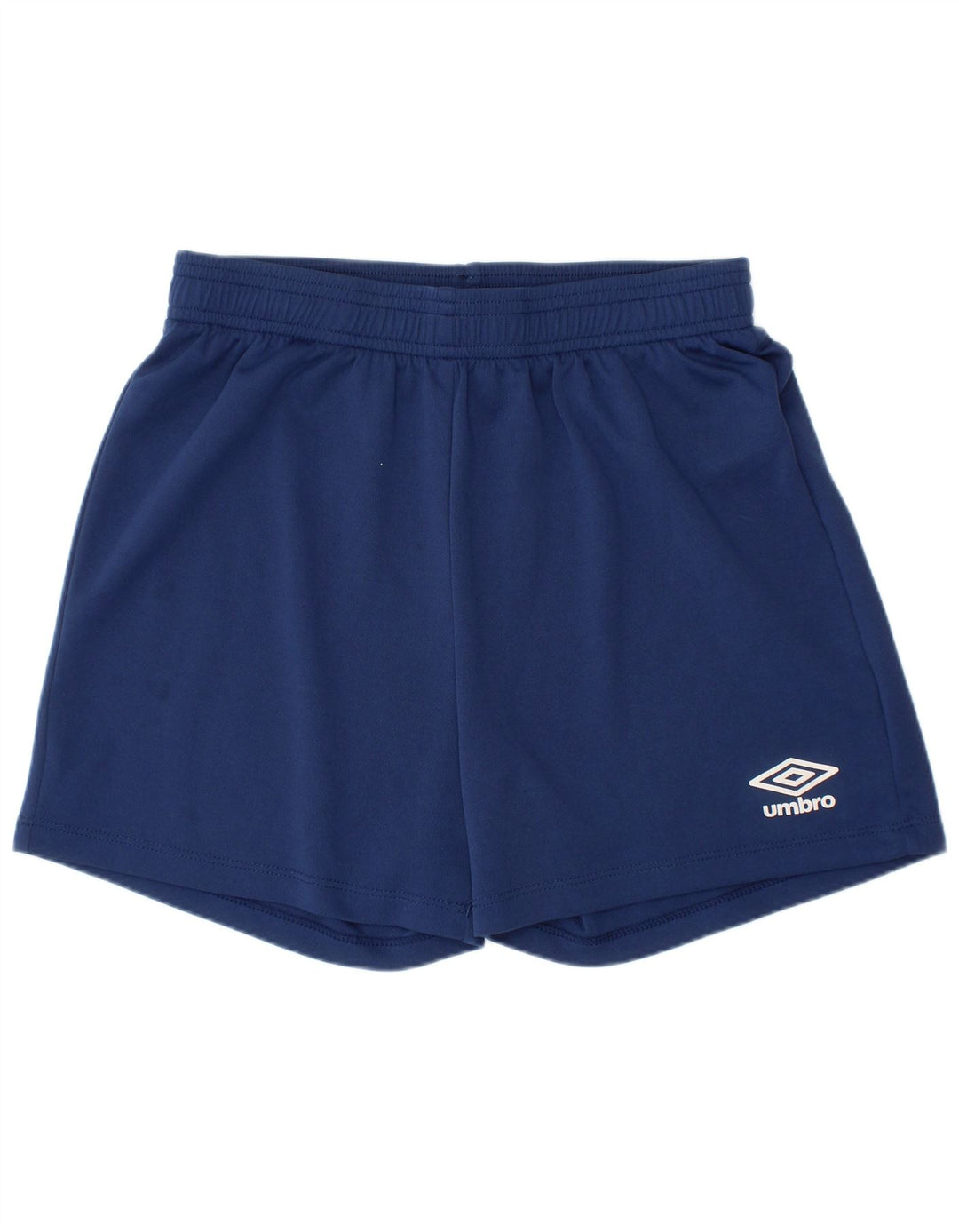 Umbro kratke sportske hlače za dječake 9-10 godina, srednje tamnoplavi poliester