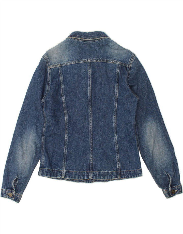 WITBOY Girls Denim Jacket 11-12 Years XL Blue Cotton Vintage WITBOY and Second-Hand WITBOY from Messina Hembry 