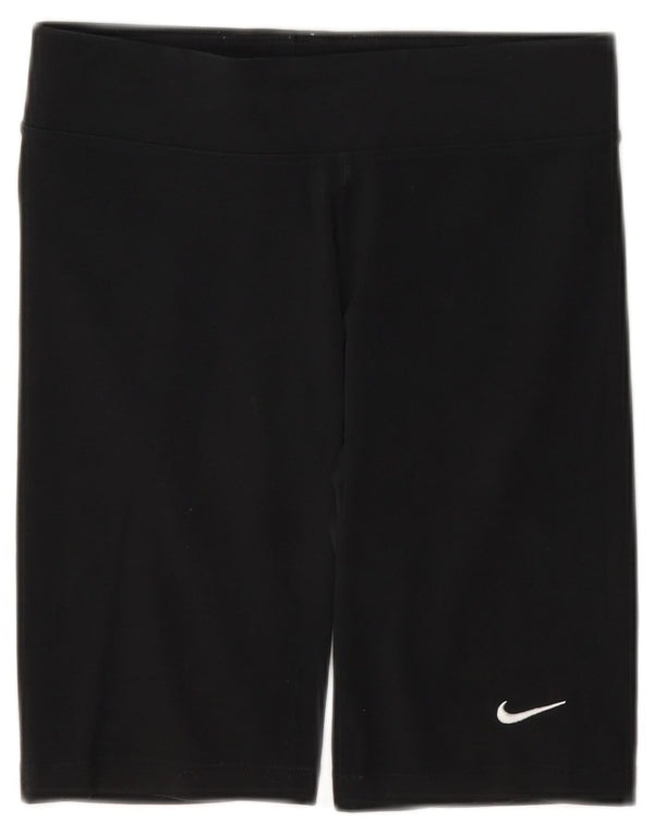 Nike ženske sportske kratke hlače UK 10 male crne pamučne