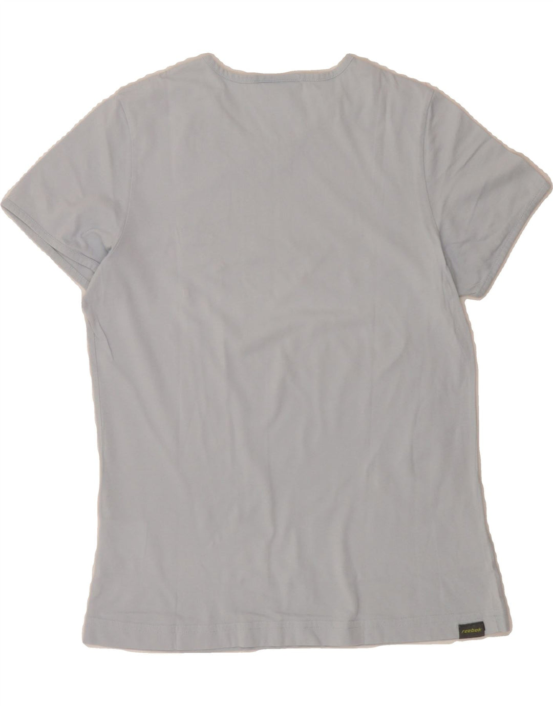 REEBOK Womens T-Shirt Top UK 14 Medium Blue Cotton Vintage Reebok and Second-Hand Reebok from Messina Hembry 