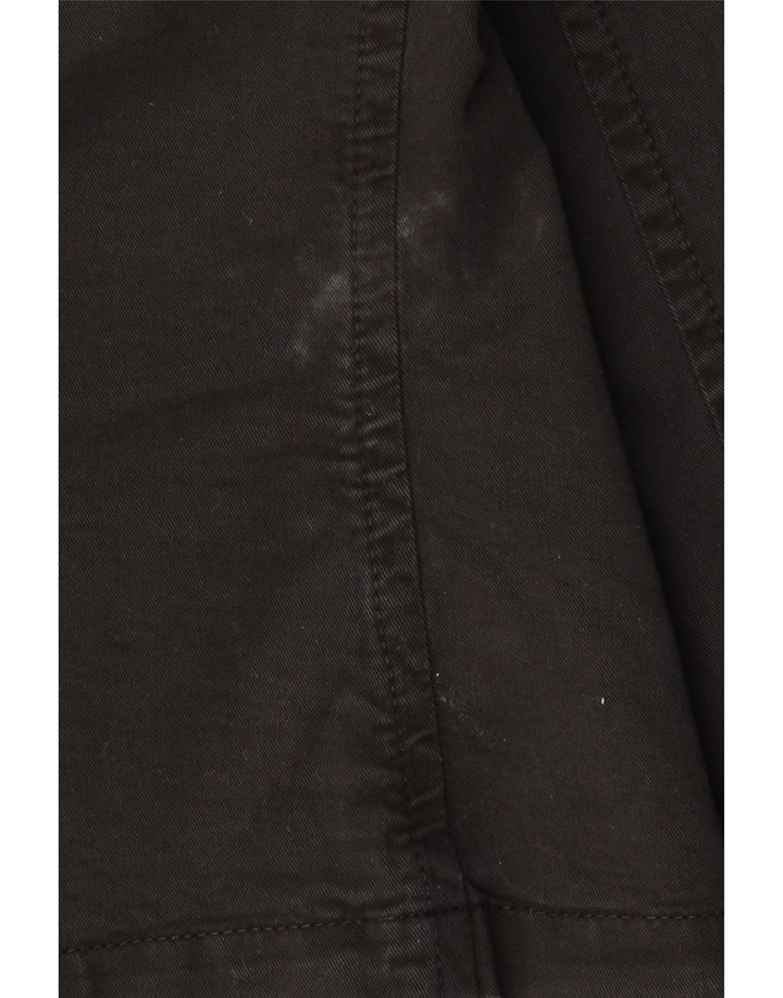 ARMANI JEANS Ženska jakna sako s 3 gumba IT 48 XL crni pamuk