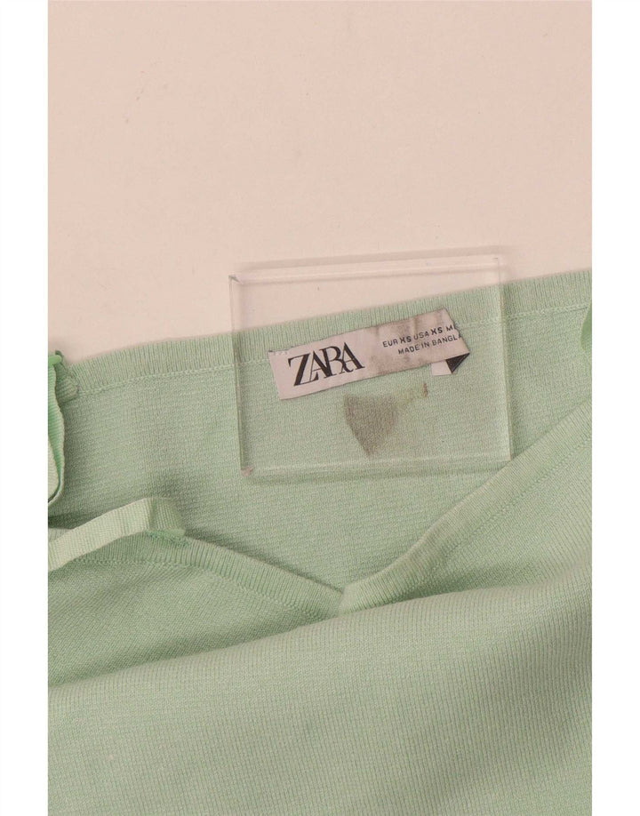 Zara ženski kratki Cami Top UK 4 XS Zeleni