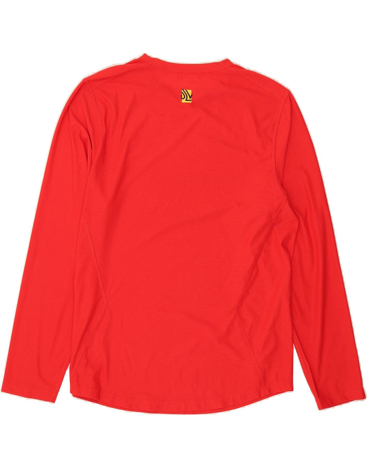 NIKE Mens Graphic Top Long Sleeve UK 39/41 Medium Red Vintage Nike and Second-Hand Nike from Messina Hembry 