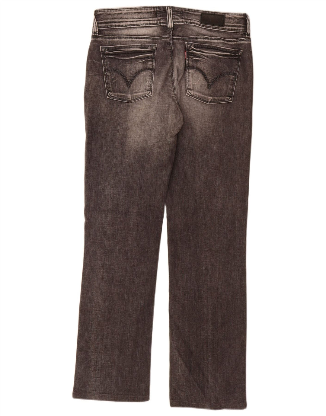 Levi's ženske 570 ravne traperice W32 L34 sivi pamuk