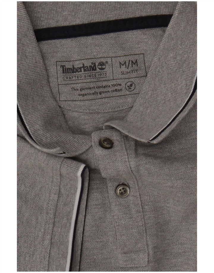 Timberland muška uska polo majica srednje sivi pamuk