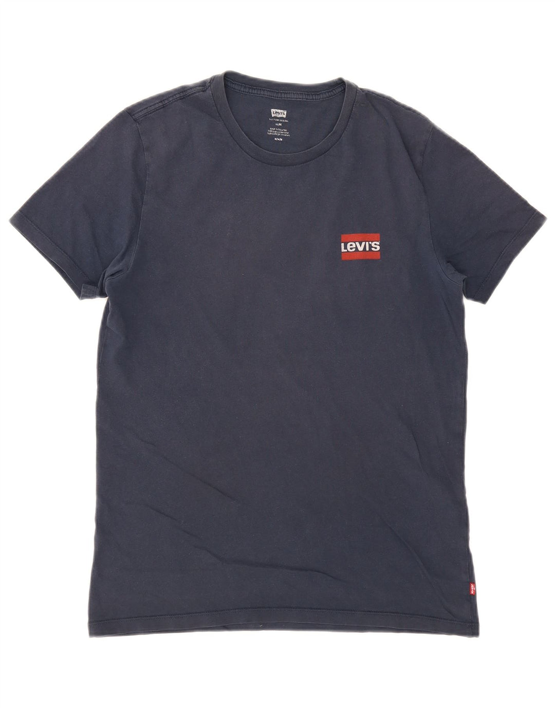 Levi's muška uska majica kratkih rukava srednje tamnoplavi pamuk