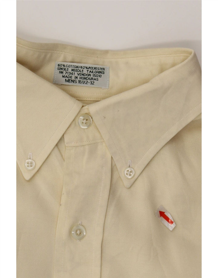 L.L.BEAN Mens Shirt Size 16 1/2 Large Yellow Cotton Vintage L.L.Bean and Second-Hand L.L.Bean from Messina Hembry 