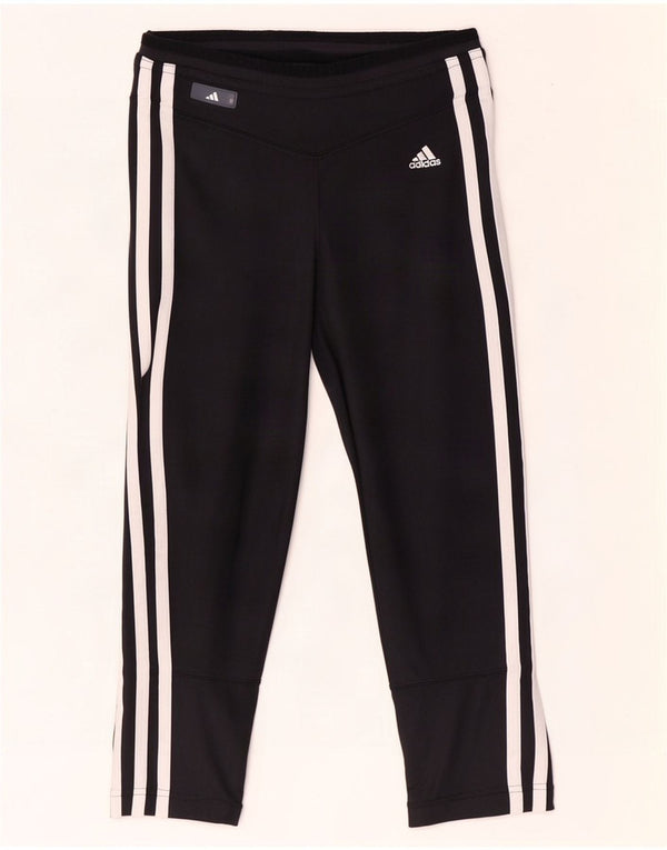 Adidas ženske Climacool Capri tajice UK 10 male crne poliamidne