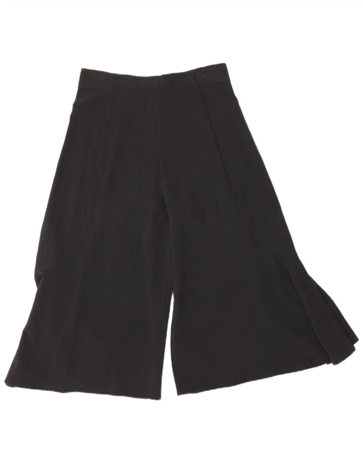 Zara ženske kapri hlače Cullotes male W26 L19 crna svila