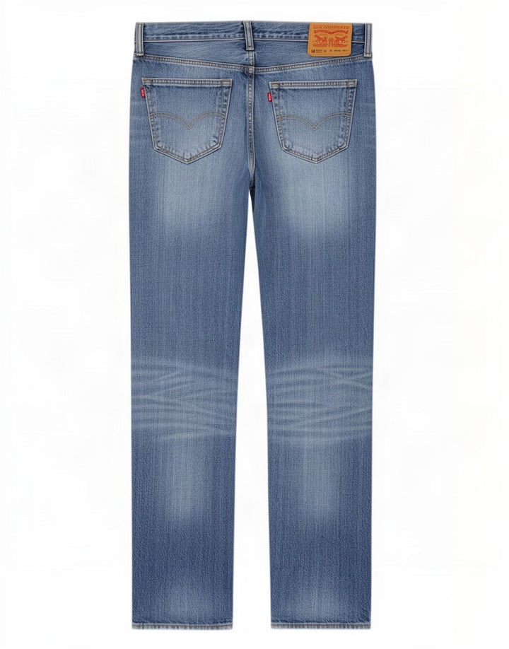 Levi's ženske 501 ravne traperice W33 L38 plavi pamuk