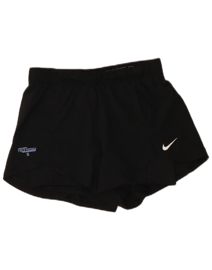 Nike ženske sportske kratke hlače UK 14 srednji crni poliester