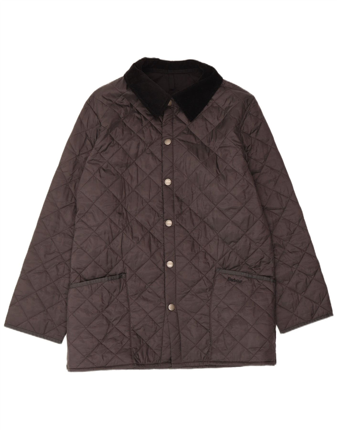 Barbour muška široka prošivena jakna UK 36 mala crna poliamidna