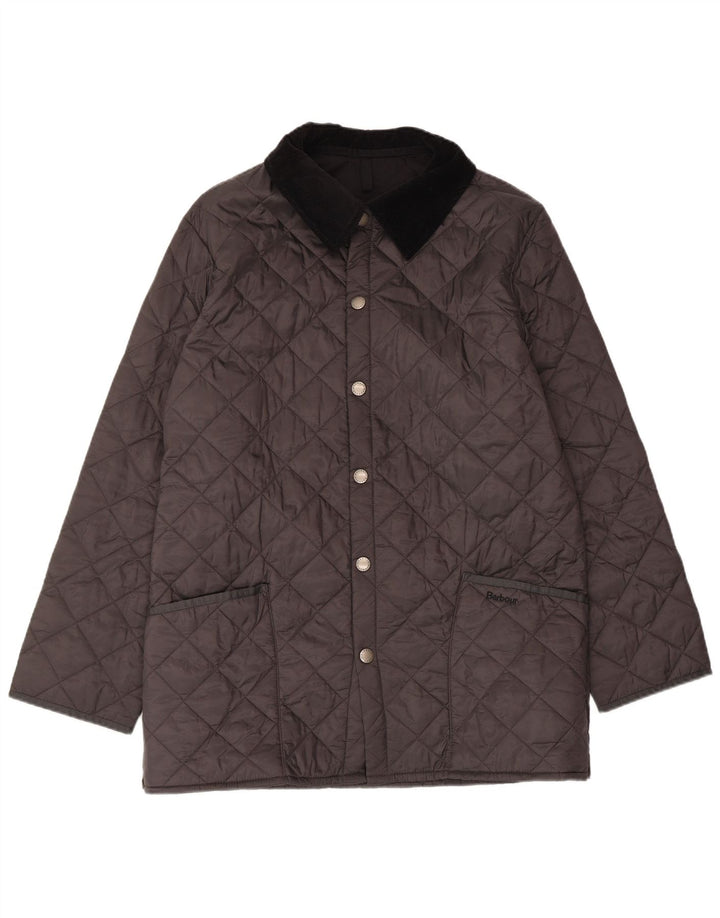 Barbour muška široka prošivena jakna UK 36 mala crna poliamidna