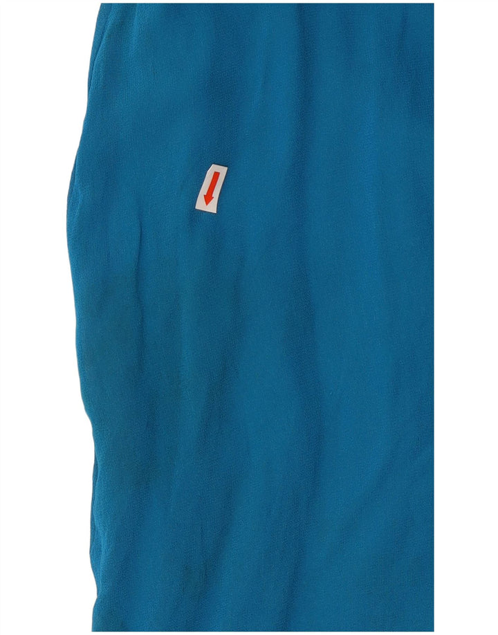 Stefanel ženska prevelika haljina A-kroja s otvorenim ramenima US 8 srednje plava