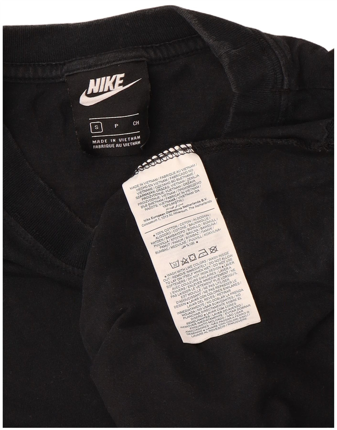 Nike Muška majica kratkih rukava Mala crna pamučna majica