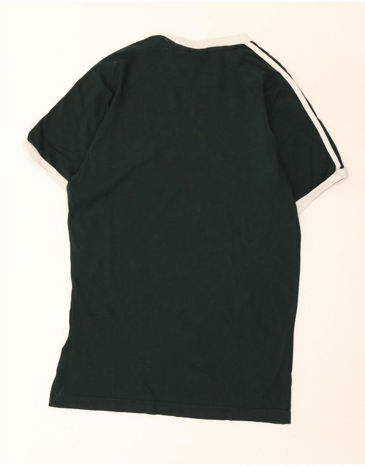 Adidas muška majica s grafičkim motivima, srednji zeleni pamuk