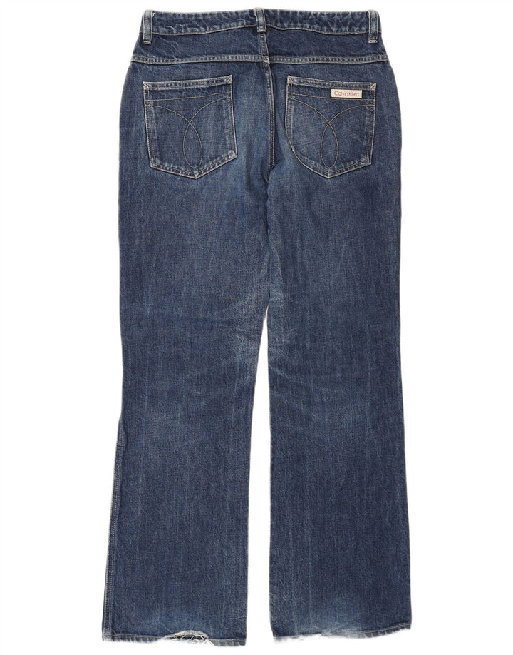 Ženske traperice Calvin Klein Bootcut W32 L32 Plavi pamuk