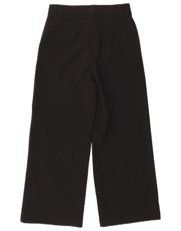 Marks & Spencer ženske ležerne hlače visokog struka UK 10 male W27 L28 crne