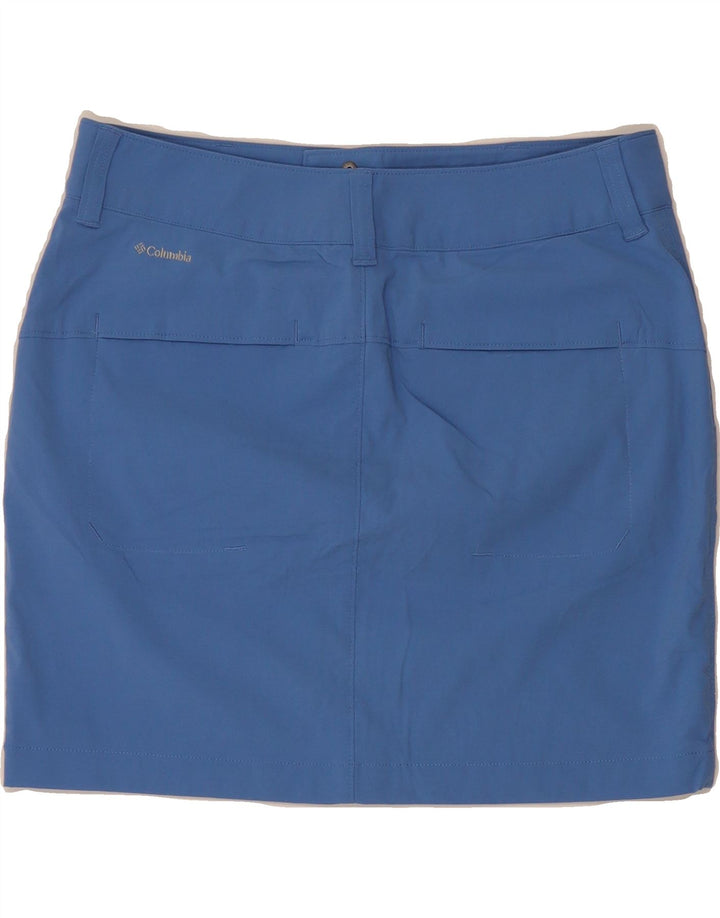 COLUMBIA Womens Omni-Shield Mini Skirt US 6 Medium W30  Blue Nylon Vintage Columbia and Second-Hand Columbia from Messina Hembry 