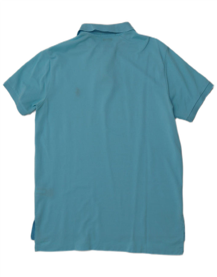 POLO RALPH LAUREN Velika plava pamučna polo majica prilagođenog kroja