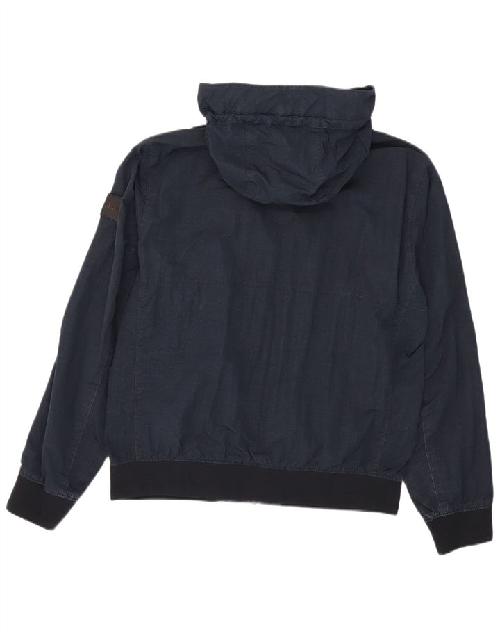 Hugo Boss muška bomber jakna s kapuljačom EU 48 Srednje tamnoplavi poliamid