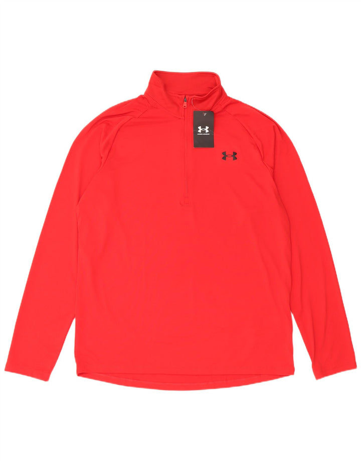 Under Armour muška trenirka široka trenirka s patentnim izrezom, velika crvena