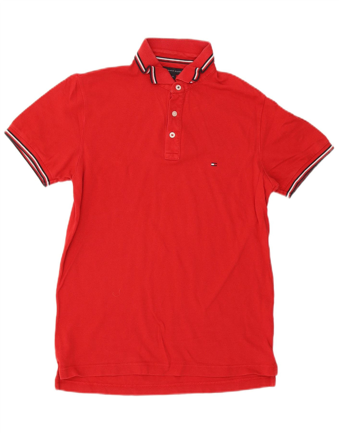 Tommy Hilfiger muška uska polo majica srednje crvene boje