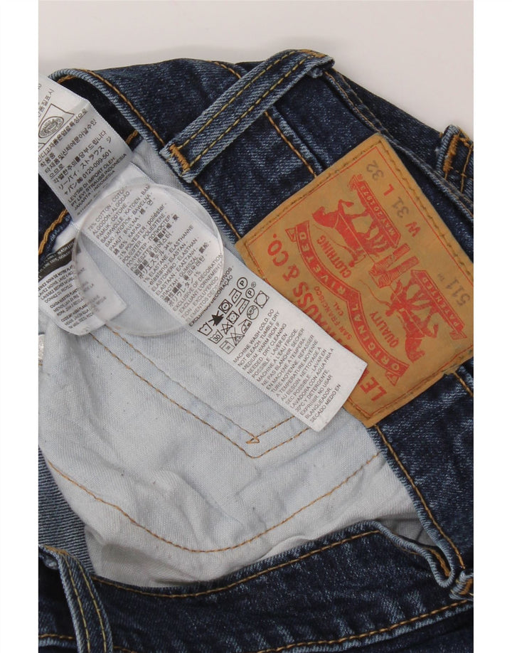 Levi's muške 511 uske traperice W31 L32 plavi pamuk