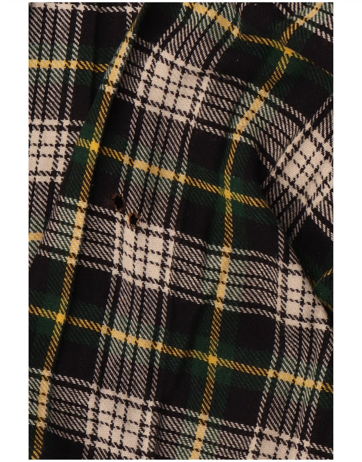 VINTAGE ženska suknja na preklop W26 mali zeleni karo