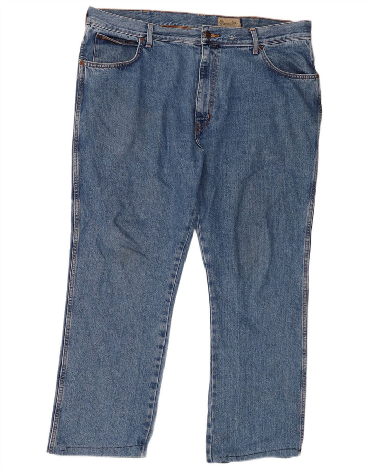 Wrangler Muške Texas Straight Jeans W40 L28 Plave