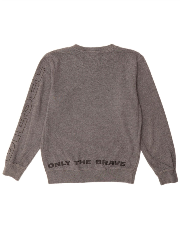 Diesel Muška trenirka s grafičkim motivima Mali sivi pamuk