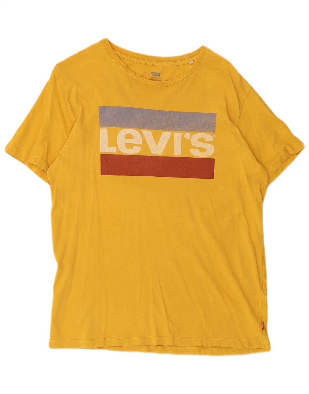 Levi's muška majica kratkih rukava s grafičkim motivima, srednji žuti pamuk