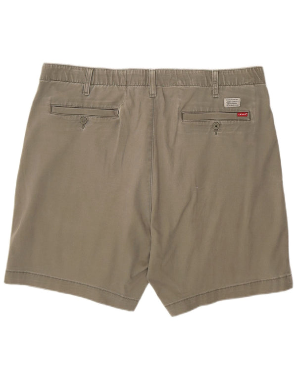 Levi's muške chino kratke hlače XL W40 Kaki pamuk