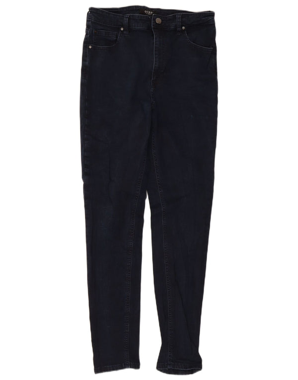 Guess Womens Skinny Jeans W31 L27 Navy Blue Cotton