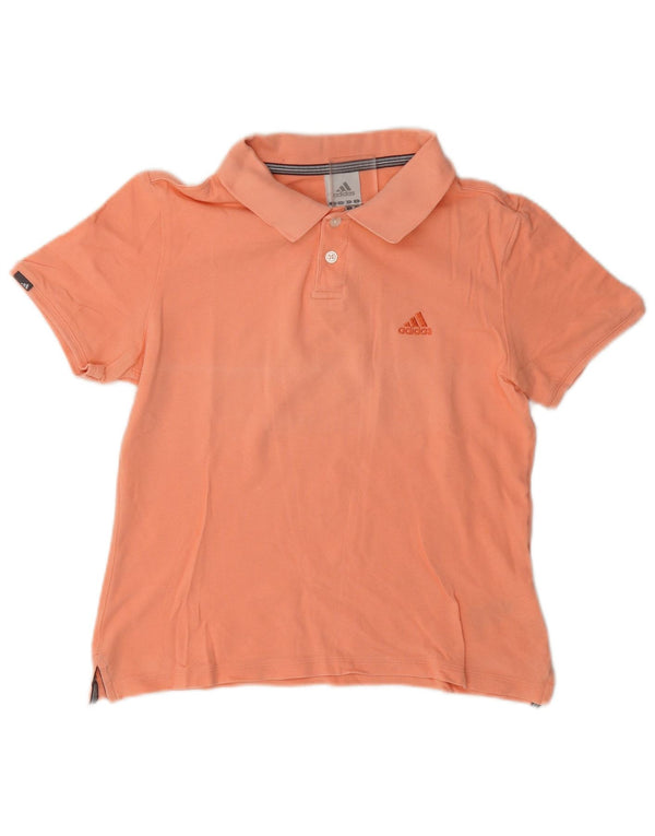 Adidas ženska polo majica UK 14 srednje narančasta pamuk