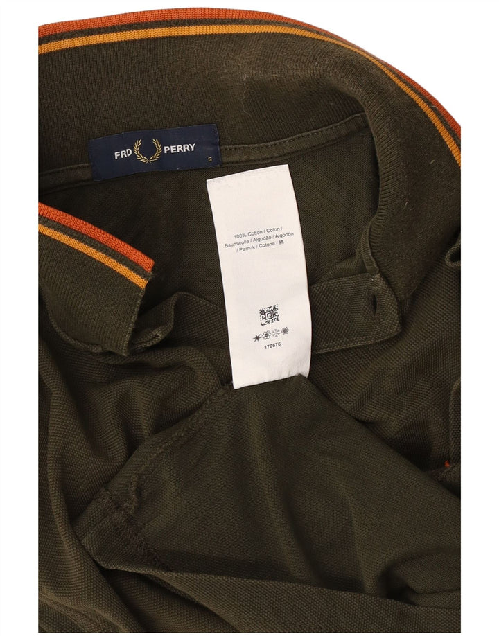 Fred Perry muška polo majica male boje kaki pamuka