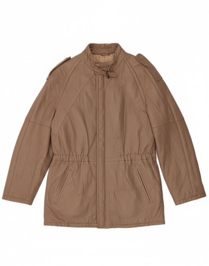 Vintage muška vojna jakna UK 38 srednje smeđa