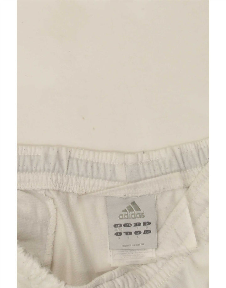 Adidas muške hlače za trenirku UK 38/40 srednji bijeli poliester